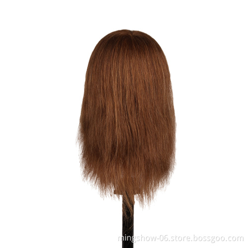 100% Human Hairdressing indian hair wholesale top quality famela  mannequin head hair wigs